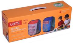 LETS OYUN HAMURU 4 RENK JUMBO L8360