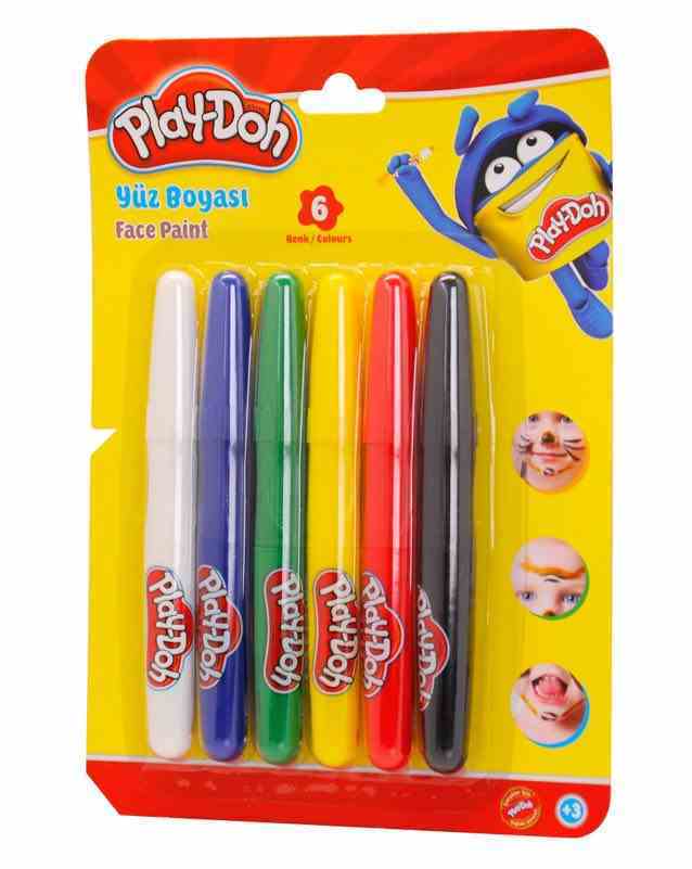 PLAY-DOH YÜZ BOYASI 6 RENK YU001