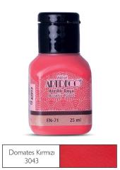 ARTDECO AKRİLİK BOYA 25 ML DOMATES KIR Y-070A-3043