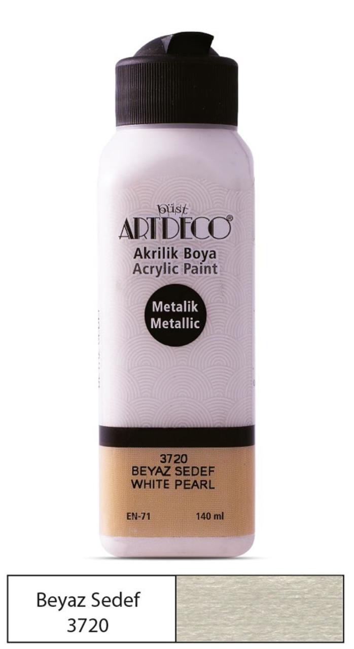 ARTDECO AKRİLİK BOYA METALİK 140ML SEDEF 071R-3720