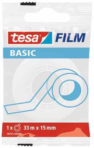 TESA BANT ŞEFFAF GÖRÜNMEZ BASIC 33MX15MM EEU 58555