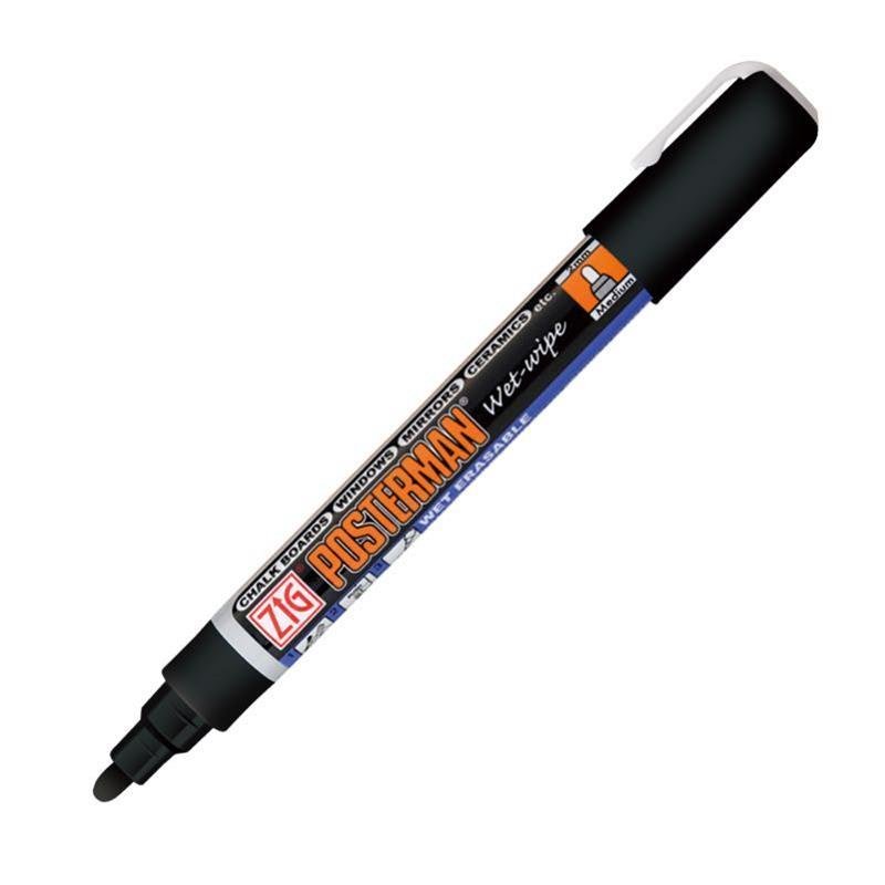 ZIG POSTERMAN WET-WIPE PMA-330 010 SİYAH