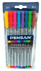 PENSAN TÜKENMEZ TRIBALL 1MM 8 Lİ SET 01003 RENKLİ