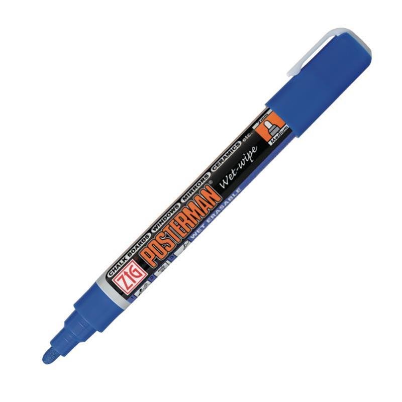 ZIG POSTERMAN WET-WIPE PMA-330 030 MAVİ