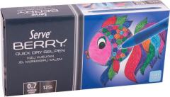 SERVE JEL KALEM BERRY 07 KOYU MAVİ SV-BRGEL07-KMV