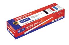 KRAF PROFİL OVAL 8MM 100LÜ SİYAH