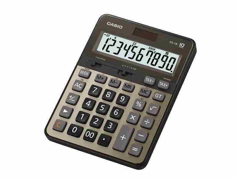CASIO HESAP MAKİNESİ MASAÜSTÜ DS-1BGD 10 HANE PROF