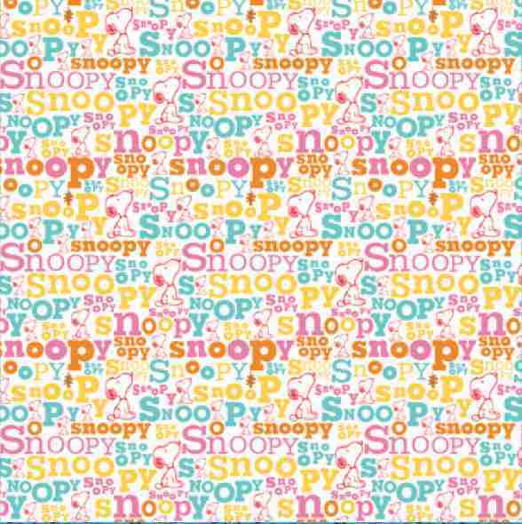 UMIX YAPIŞKANLI FOLYO 2M SNOOPY BEYA DESEN U1850SN