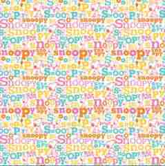 UMIX YAPIŞKANLI FOLYO 2M SNOOPY BEYA DESEN U1850SN