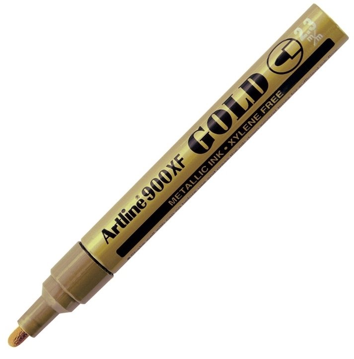 ARTLINE METALİK MARKÖR YALDIZLI 900XF ALTIN