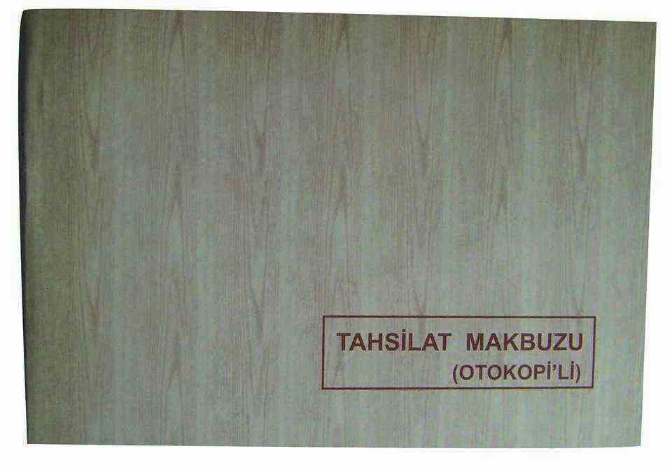 DİLMAN TAHSİLAT MAKBUZU OTOKOPİLİ 3 NÜSHA