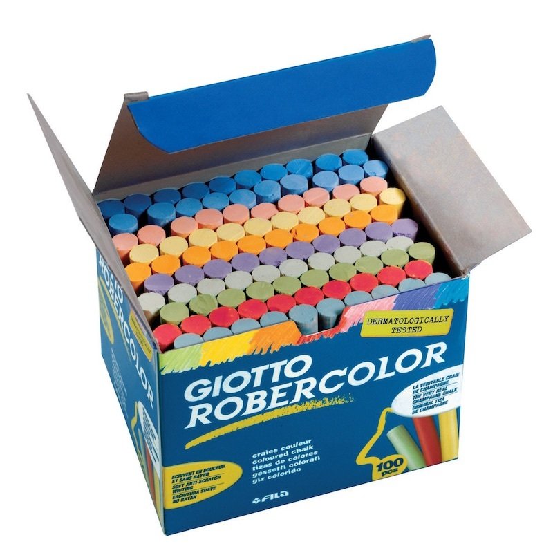 ROBERCOLOR TEBEŞİR 100 LÜ RENKLİ 539000