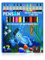 PENSAN KURUBOYA 12 RENK 1/2 BOY 33012/P