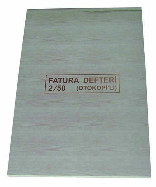 DİLMAN FATURA DEFTERİ OTOKOPİLİ 2/50 3 NÜSHA