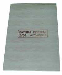 DİLMAN FATURA DEFTERİ OTOKOPİLİ 2/50 3 NÜSHA