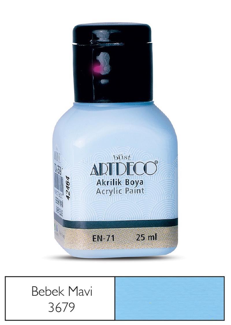 ARTDECO AKRİLİK BOYA 25 ML BEBEK MAVİ 070A-3679