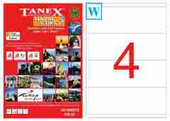TANEX LASER ETİKET TW-2370 210X70 MM
