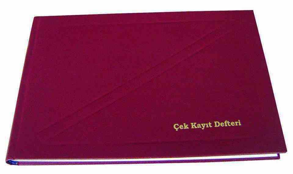 DİLMAN ÇEK KAYIT DEFTERİ 17X24 48 YP