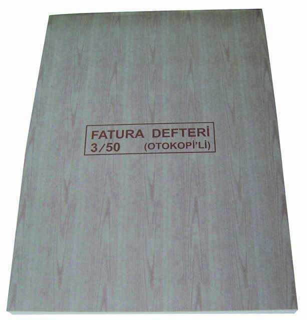 DİLMAN FATURA DEFTERİ OTOKOPİLİ 3/50 3 NÜSHA