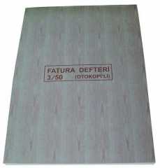 DİLMAN FATURA DEFTERİ OTOKOPİLİ 3/50 3 NÜSHA