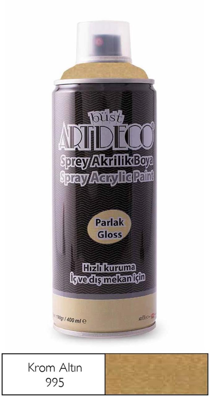 ARTDECO SPREY BOYA 400 ML CHROME GOLD Y-400-995