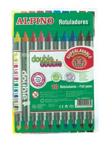 ALPINO KEÇELİ KALEM 10 LU ÇİFT YÖNLÜ AR-13