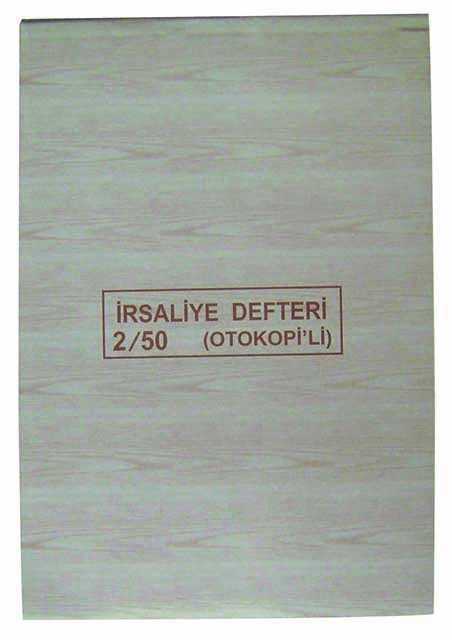 DİLMAN İRSALİYE DEFTERİ OTOKOPİLİ 2X50 2 NÜSHA