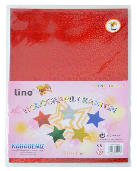 LİNO HOLOGRAM KAĞIT 10 LU 23X33 2709J