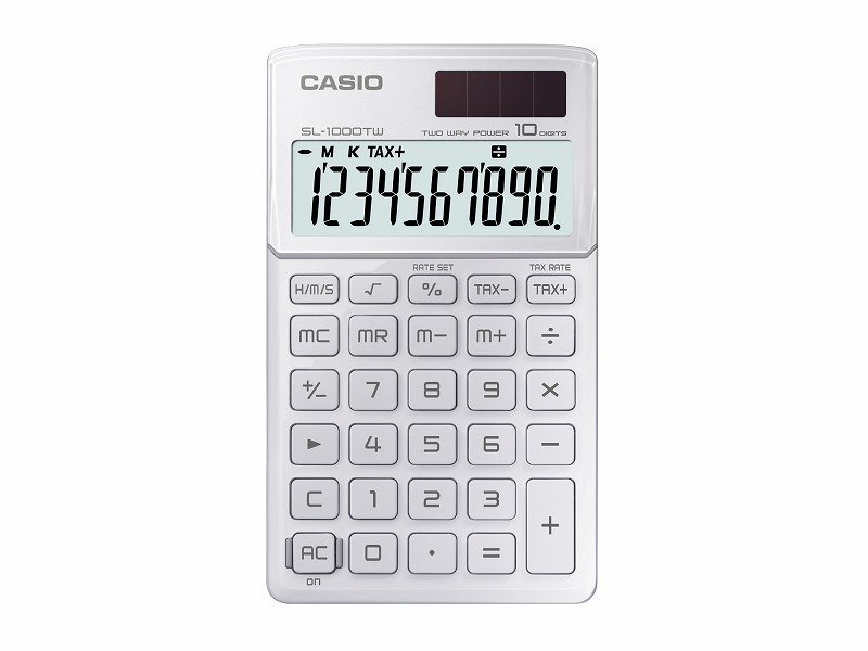 CASIO HESAP MAKİNESİ CEP TİPİ SL-1000SC-WE BEYAZ
