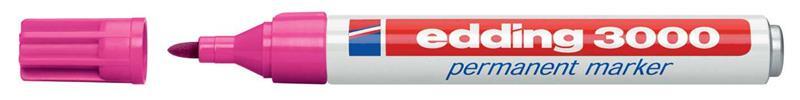 EDDING PERMANENT MARKÖR E-3000 PEMBE