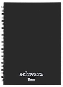 KESKİN DEFTER 14X20 SCHWARZ SİYAH SPR. 60YP.350500