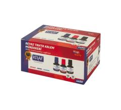 KRAF BEYAZ TAHTA KALEM MÜREKKEBİ  30ml SİYAH 445G