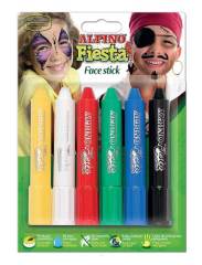 ALPINO YÜZ BOYASI FIESTA 6 RENK SET DL-014
