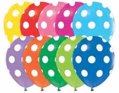 BUKET BALON BEYAZ PUANTİYE PASTEL100 LÜ BKT-559-2