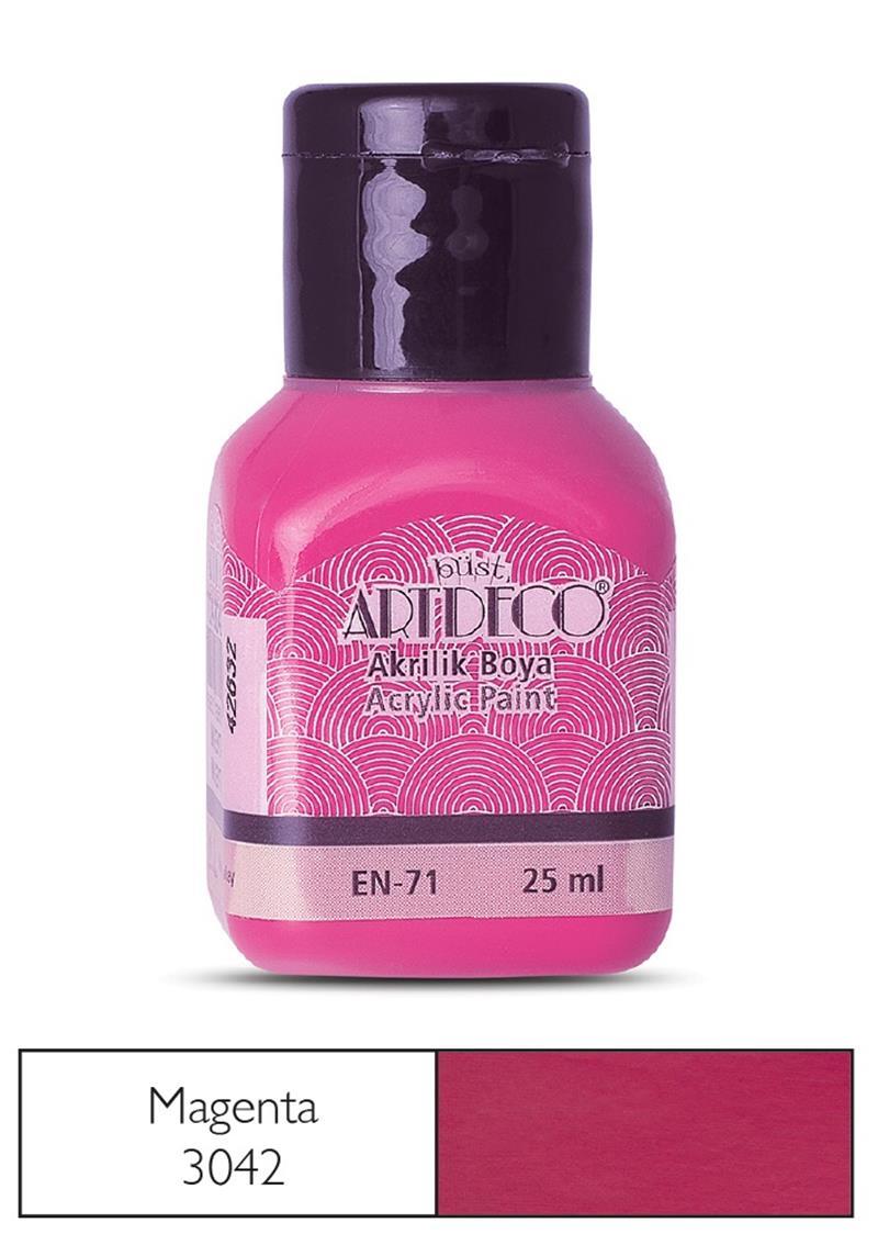 ARTDECO AKRİLİK BOYA 25 ML MAGENTA 070A-3042