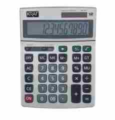 KRAF HESAP MAKİNESİ MASAÜSTÜ 12 HANE HM-160