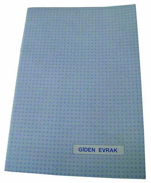 DİLMAN GİDEN EVRAK DEFTERİ KARTON KAPAK