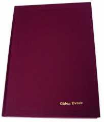 DİLMAN GİDEN EVRAK DEFTERİ CILTLI 96 YP