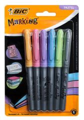 BIC MARKING KALEM COLOUR PASTEL 6 LI 961443