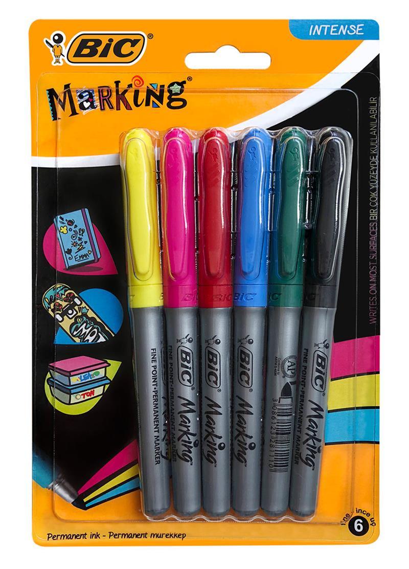 BIC MARKING KALEM COLOUR   6 LI 961444