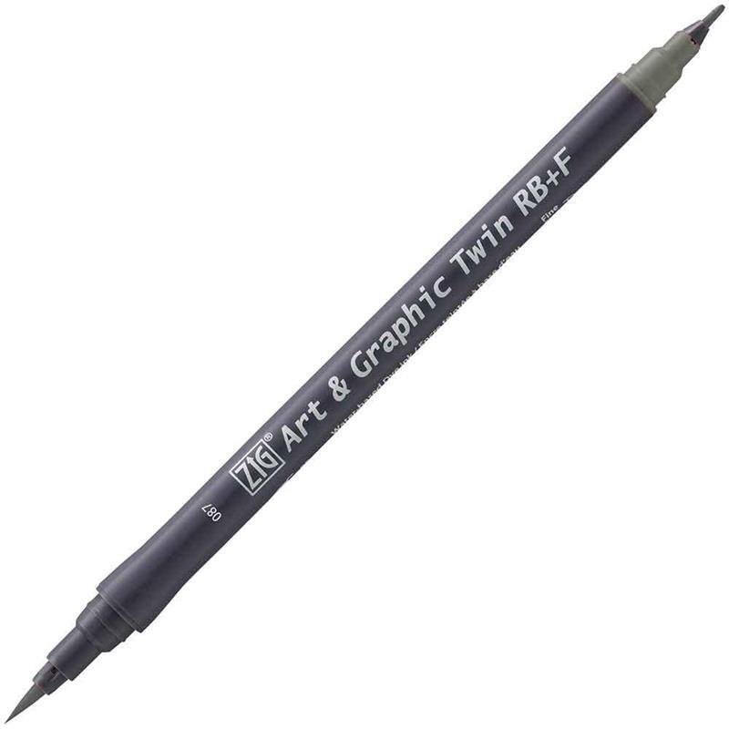 ZIG ART&GRAPHIC TWIN RB TUT-95 87 GRAY BROWN