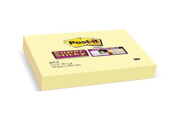 POST-IT YAPIŞKANLI NOT K. SARI 90YP 76x102 657-S