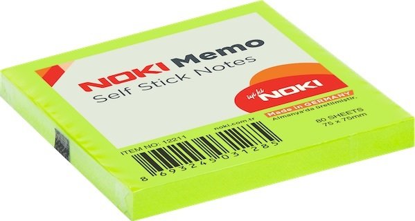 NOKİ YAPIŞKANLI NOT K. 75X75 12211 YEŞİL