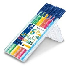 STAEDTLER KEÇELİ KALEM 6LI TROPİKAL 323 SB6CS4