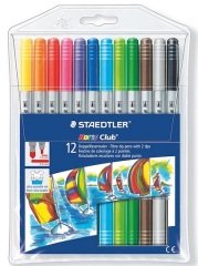 STAEDTLER KEÇELİ KALEM ÇİFT UÇLU 12Lİ 320 NWP12