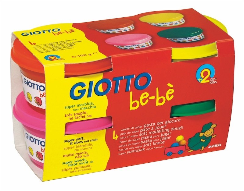 GIOTTO OYUN HAMURU BEBE 4 RENK X 100 GRAM 464902