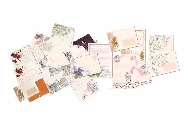 KESKİN MEKTUPLUK SET İVORY 10LU 160460-99