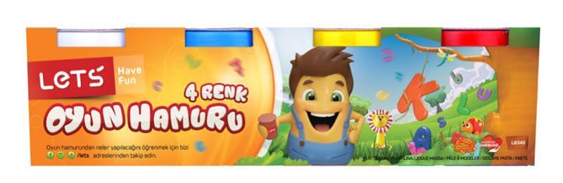 LETS OYUN HAMURU 4 RENK NORMAL RENKLER L8340