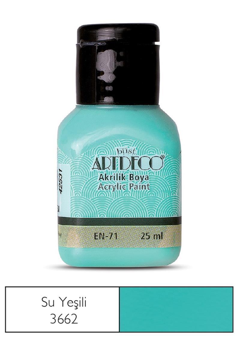 ARTDECO AKRİLİK BOYA 25 ML SU YEŞİLİ 070A-3662
