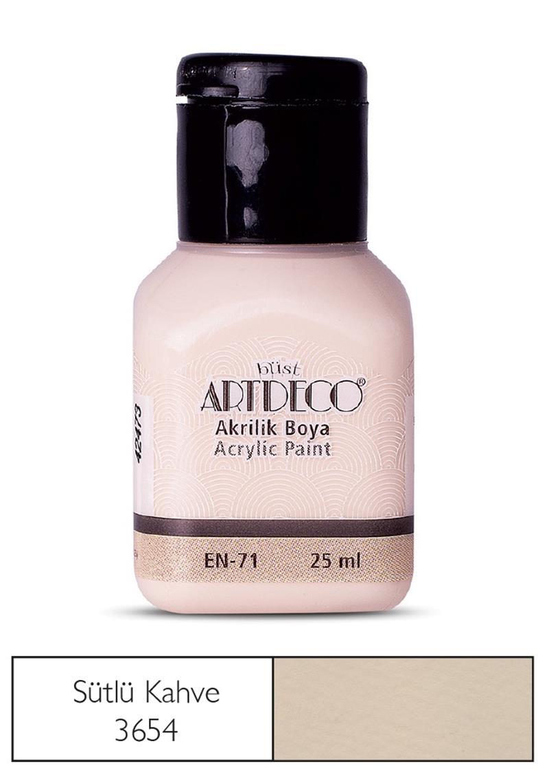 ARTDECO AKRİLİK BOYA 25 ML SÜTLÜ KAHVE 070A-3654